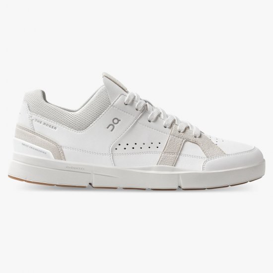On THE ROGER Clubhouse: the expressive everyday sneaker - White | Sand - Click Image to Close