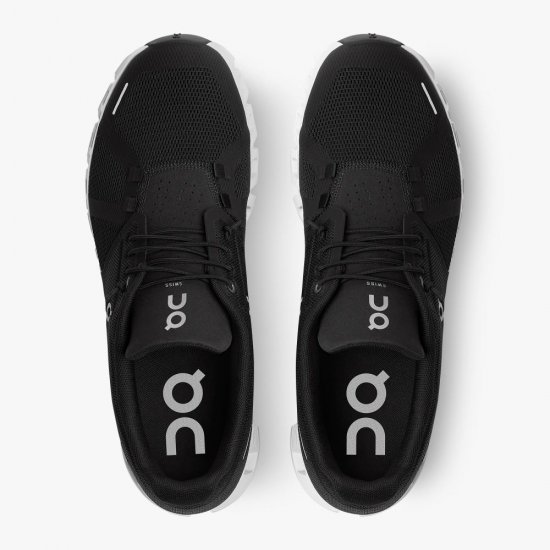 On Cloud 5 - the lightweight shoe for everyday performance - Black | White - Click Image to Close