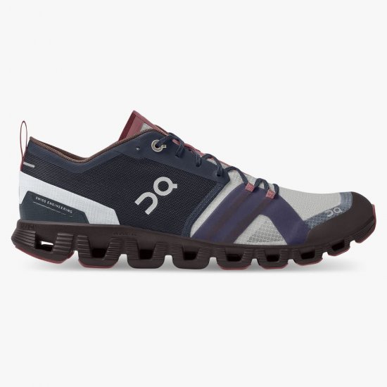 On Cloud X Shift: Colorful Lightweight Workout Shoe - Ink | Cherry - Click Image to Close