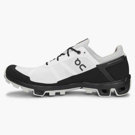 On Cloudventure Peak - Lightweight Trail Running Shoe - White | Black - Click Image to Close