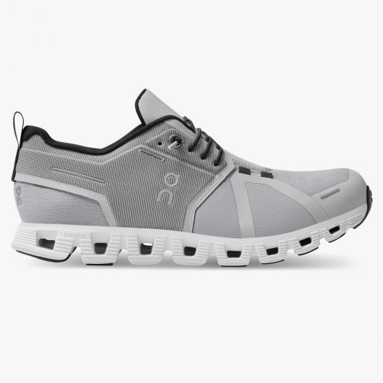 On Cloud 5 Waterproof - Lightweight Waterproof Running Shoe - Glacier | White - Click Image to Close