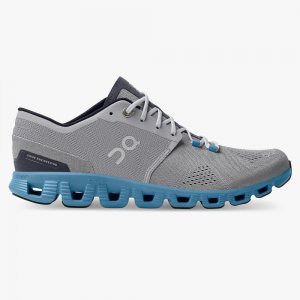 On New Cloud X - Workout and Cross Training Shoe - Alloy | Niagara