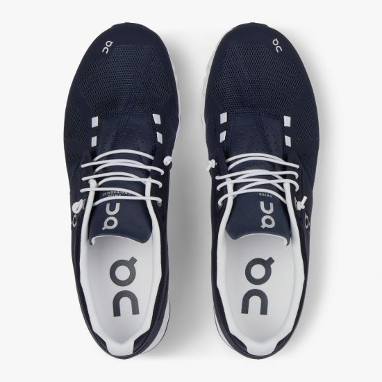 On Cloud - the lightweight shoe for everyday performance - Navy | White - Click Image to Close