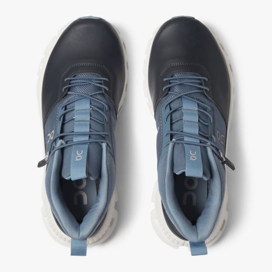 On Cloud Hi - High Top Sneaker - Dust | Navy - Click Image to Close