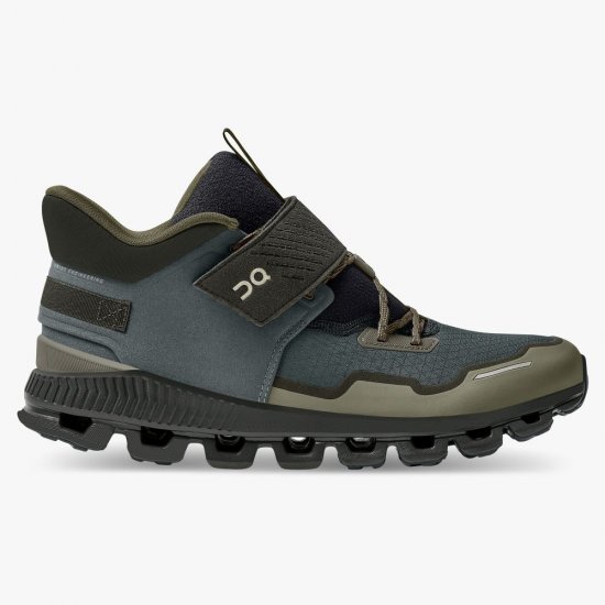 On Cloud Hi Edge Defy: active urban shoes for cold weather - Olive | Fir - Click Image to Close