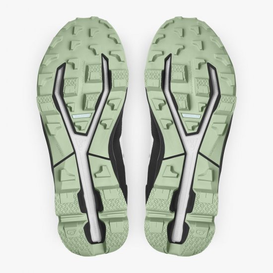 On Cloudventure Peak - Lightweight Trail Running Shoe - White | Leaf - Click Image to Close