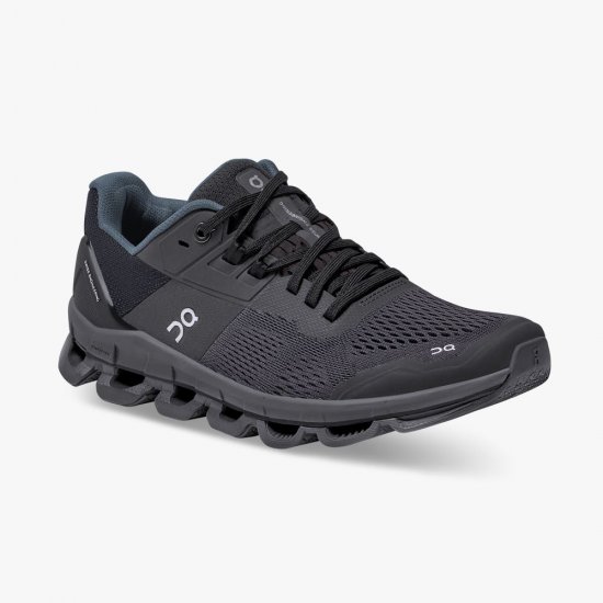 On Cloudace: supportive running shoe - Black | Eclipse - Click Image to Close