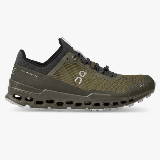 On Cloudultra: cushioned trail running shoe - Olive | Eclipse - Click Image to Close