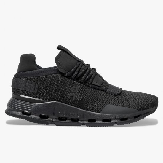 On Cloudnova - The lightweight sneaker for all-day comfort - Black | Eclipse - Click Image to Close