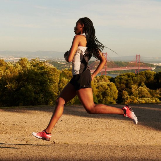 On New Cloudflow: The Lightweight Performance Running Shoe - Rust | White - Click Image to Close