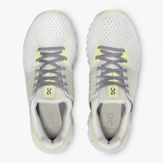 On Cloudswift - Road Shoe For Urban Running - White | Limelight - Click Image to Close