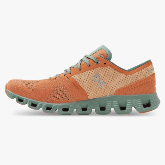 On New Cloud X - Workout and Cross Training Shoe - Orange | Sea - Click Image to Close