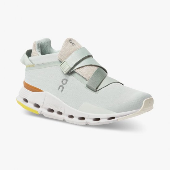 On Cloudnova Wrap: women's exclusive performance sneaker - Leaf | Cumin - Click Image to Close