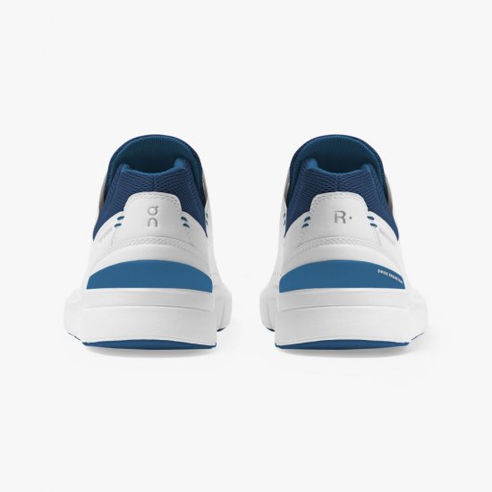 On THE ROGER Advantage: the versatile everyday sneaker - White | Cobalt - Click Image to Close