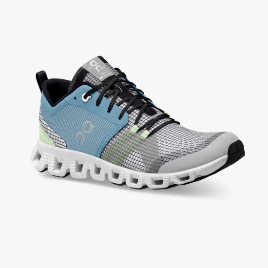 On Cloud X Shift: Colorful Lightweight Workout Shoe - Niagara | White - Click Image to Close