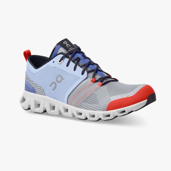 On Cloud X Shift: Colorful Lightweight Workout Shoe - Heather | Glacier - Click Image to Close