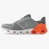 On Cloudflyer: Supportive Running Shoe. Light & Stable - Grey | Orange