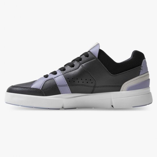 On THE ROGER Clubhouse: the expressive everyday sneaker - Black | Lavender - Click Image to Close