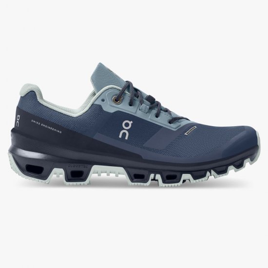 On Cloudventure Waterproof: Trail Running Shoe - Denim | Midnight - Click Image to Close