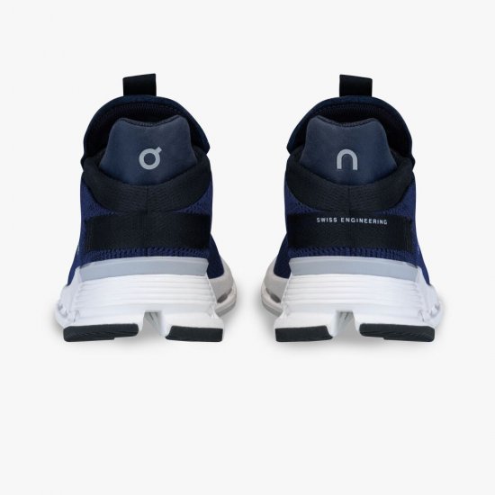 On Cloudnova - The lightweight sneaker for all-day comfort - Navy | White - Click Image to Close