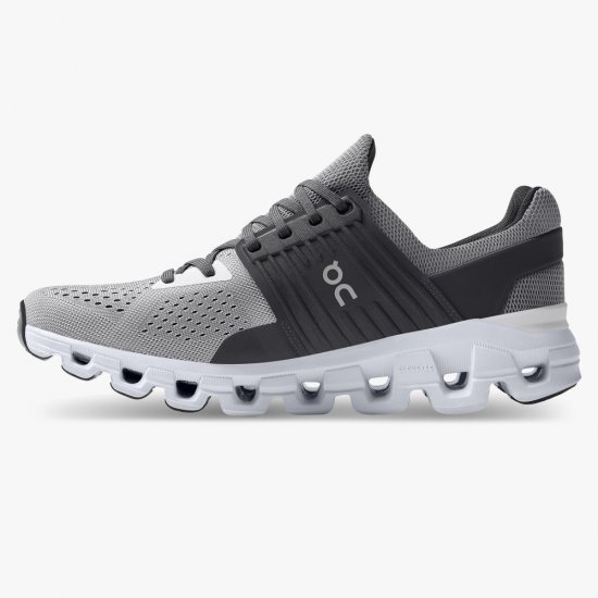 On Cloudswift - Road Shoe For Urban Running - Alloy | Eclipse - Click Image to Close