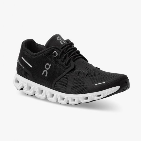 On Cloud 5 - the lightweight shoe for everyday performance - Black | White - Click Image to Close