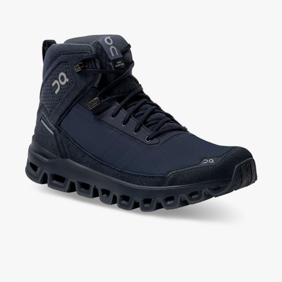 On Cloudridge: ultralight, high-comfort hiking boot - Midnight | Navy - Click Image to Close