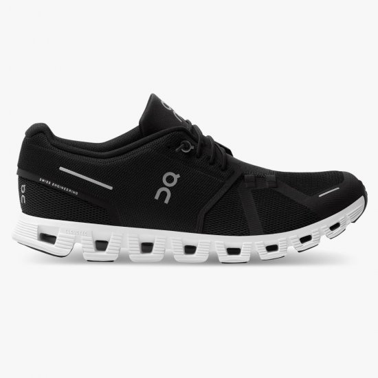 On Cloud 5 - the lightweight shoe for everyday performance - Black | White - Click Image to Close