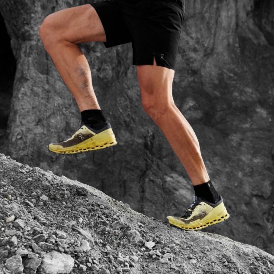 On Cloudultra: cushioned trail running shoe - Limelight | Eclipse - Click Image to Close
