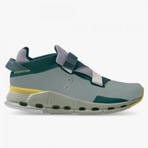 On Cloudnova Wrap: women's exclusive performance sneaker - Evergreen | Citron