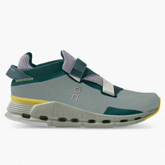 On Cloudnova Wrap: women's exclusive performance sneaker - Evergreen | Citron - Click Image to Close