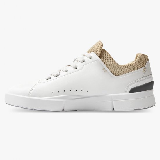 On THE ROGER Advantage: the versatile everyday sneaker - White | Sand - Click Image to Close