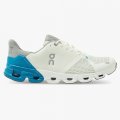 On Cloudflyer: Supportive Running Shoe. Light & Stable - White | Blue