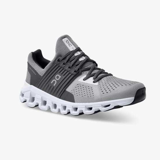 On Cloudswift - Road Shoe For Urban Running - Alloy | Eclipse - Click Image to Close
