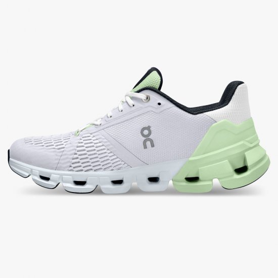 On Cloudflyer: Supportive Running Shoe. Light & Stable - Lavender | Meadow - Click Image to Close