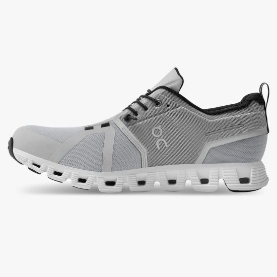 On Cloud 5 Waterproof - Lightweight Waterproof Running Shoe - Glacier | White - Click Image to Close