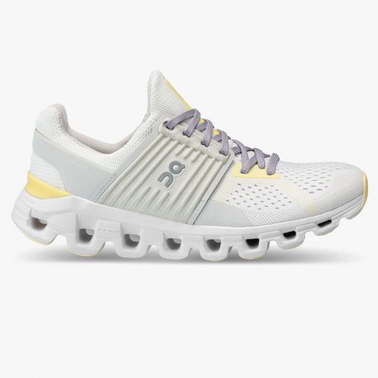 On Cloudswift - Road Shoe For Urban Running - White | Limelight - Click Image to Close