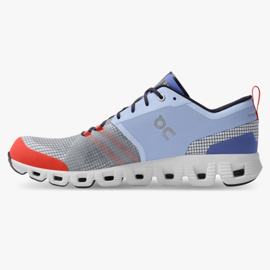 On Cloud X Shift: Colorful Lightweight Workout Shoe - Heather | Glacier - Click Image to Close