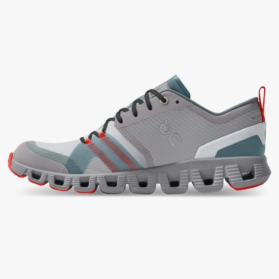 On Cloud X Shift: Colorful Lightweight Workout Shoe - Alloy | Red - Click Image to Close
