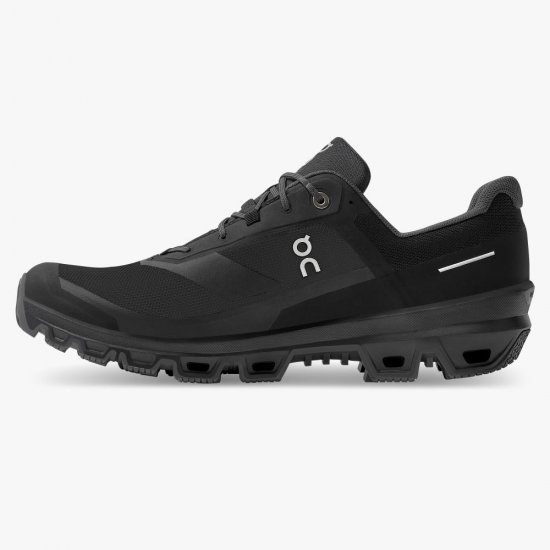 On Cloudventure Waterproof: Trail Running Shoe - Black - Click Image to Close