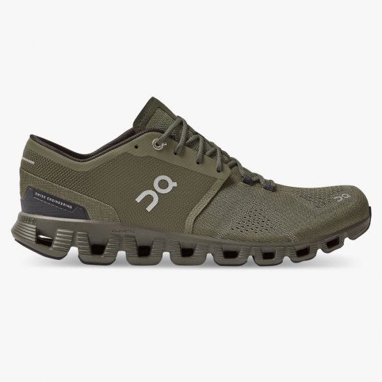 On New Cloud X - Workout and Cross Training Shoe - Olive | Fir - Click Image to Close