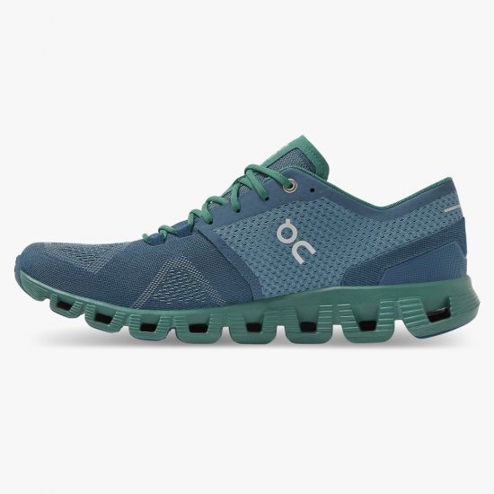 On New Cloud X - Workout and Cross Training Shoe - Storm | Tide - Click Image to Close