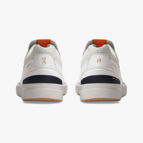 On THE ROGER: tennis-inspired sneaker by On & Roger Federer - White | Flame - Click Image to Close