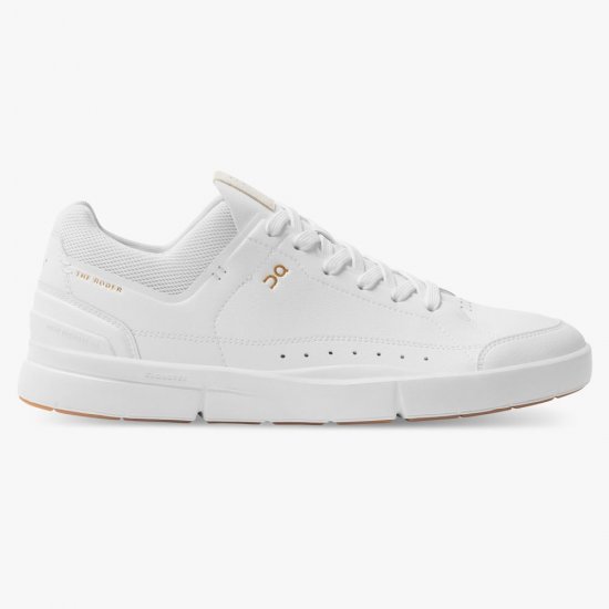 On THE ROGER: tennis-inspired sneaker by On & Roger Federer - White | Gum - Click Image to Close