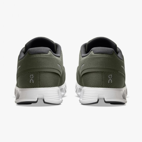 On Cloud 5 - the lightweight shoe for everyday performance - Olive | White - Click Image to Close