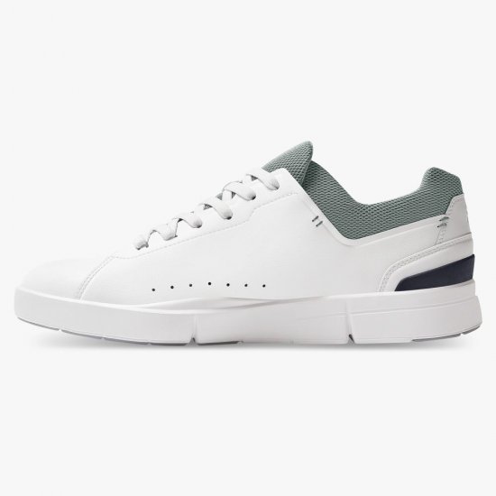 On THE ROGER Advantage: the versatile everyday sneaker - White | Eucalyptus - Click Image to Close