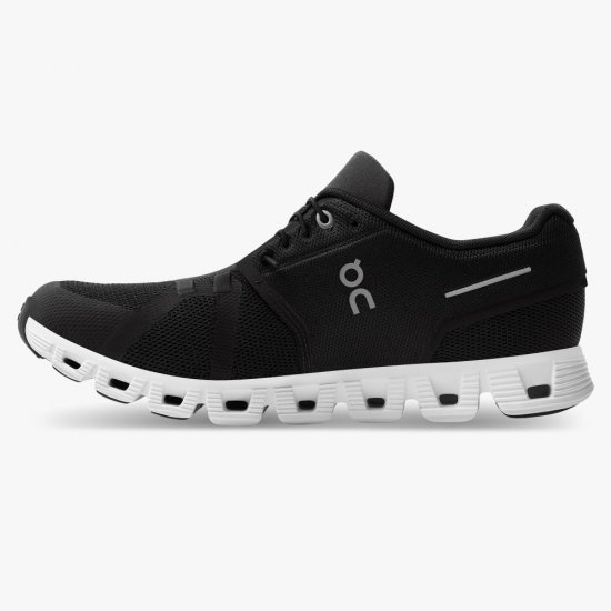 On Cloud 5 - the lightweight shoe for everyday performance - Black | White - Click Image to Close
