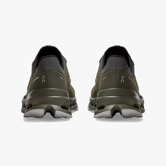 On Cloudultra: cushioned trail running shoe - Olive | Eclipse - Click Image to Close