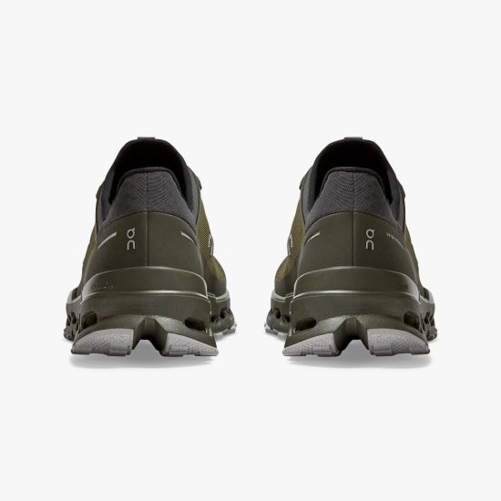 On Cloudultra: cushioned trail running shoe - Olive | Eclipse - Click Image to Close