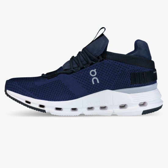 On Cloudnova - The lightweight sneaker for all-day comfort - Navy | White - Click Image to Close